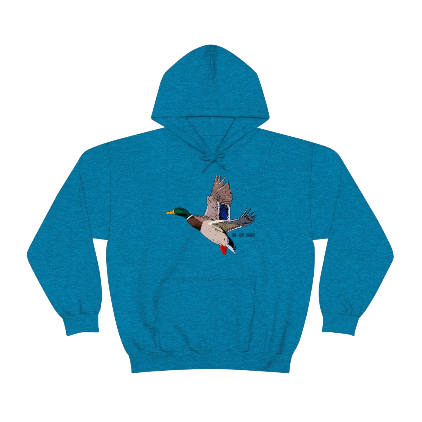 Full Plumed Drake Mallard Unisex Heavy Blend™ Hooded Sweatshirt