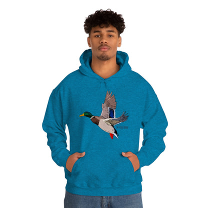 Full Plumed Drake Mallard Unisex Heavy Blend™ Hooded Sweatshirt