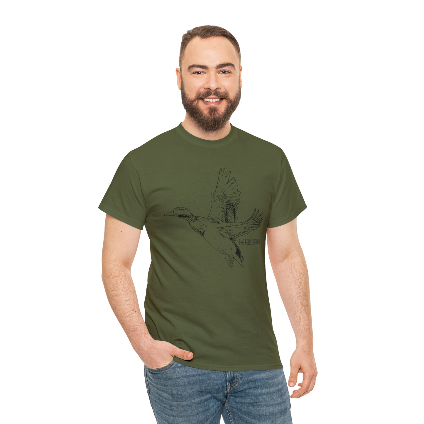 Drake Mallard Unisex Heavy Cotton Tee