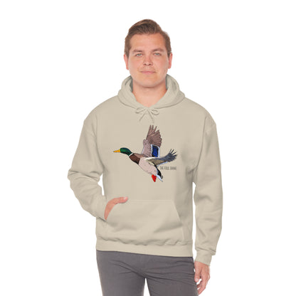 Full Plumed Drake Mallard Unisex Heavy Blend™ Hooded Sweatshirt