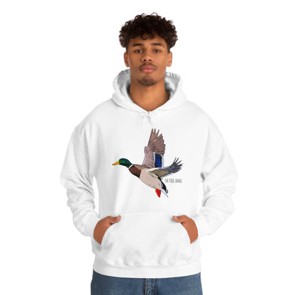 Full Plumed Drake Mallard Unisex Heavy Blend™ Hooded Sweatshirt