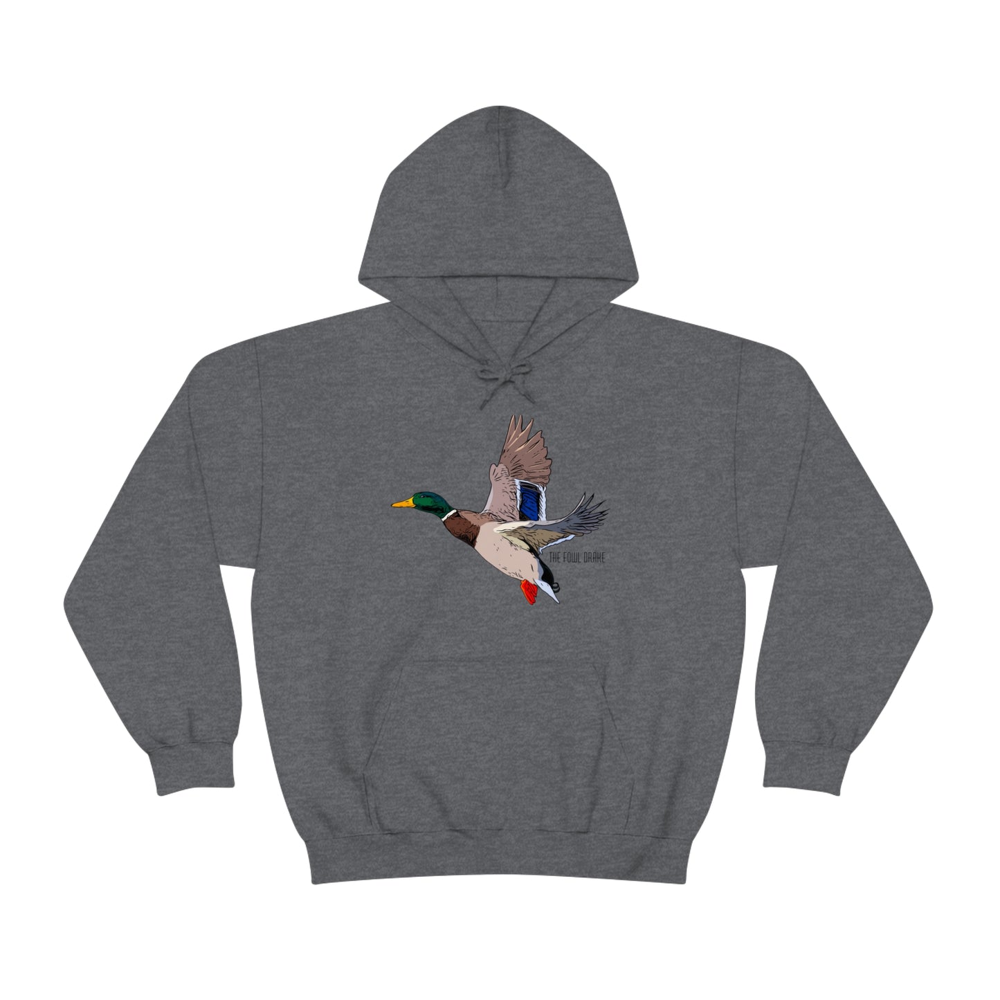 Full Plumed Drake Mallard Unisex Heavy Blend™ Hooded Sweatshirt