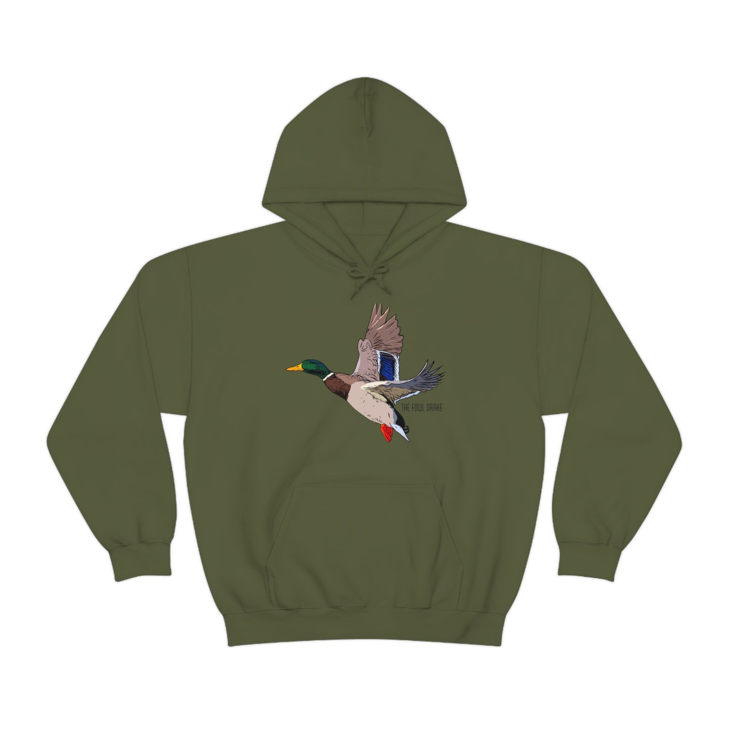 Full Plumed Drake Mallard Unisex Heavy Blend™ Hooded Sweatshirt